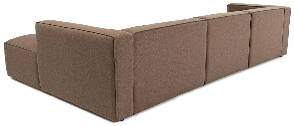 Sofá de Canto Mora XL – Castanho – 320 cm x 69 cm x 180 cm