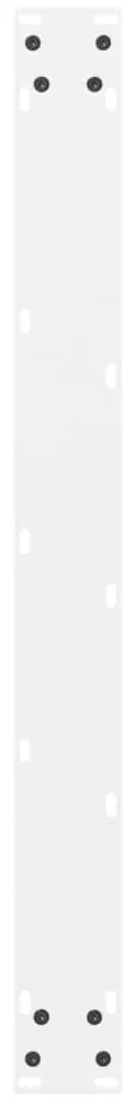 Pés para mesa de jantar , 2 peças, 80x (72-73) cm, branco, aço