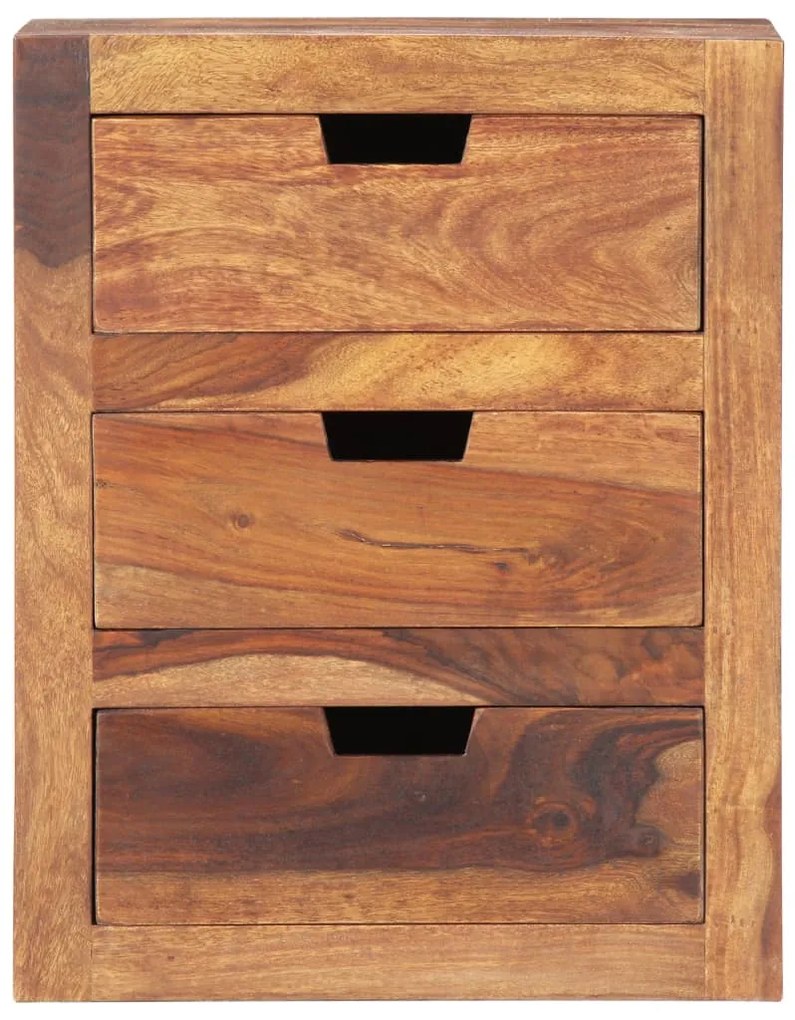 Mesa de cabeceira 40x30x50 cm madeira de acácia maciça