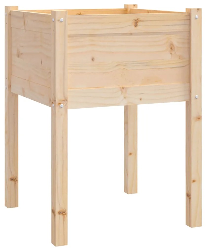 Vasos/floreiras de jardim 2 pcs 50x50x70 cm pinho maciço