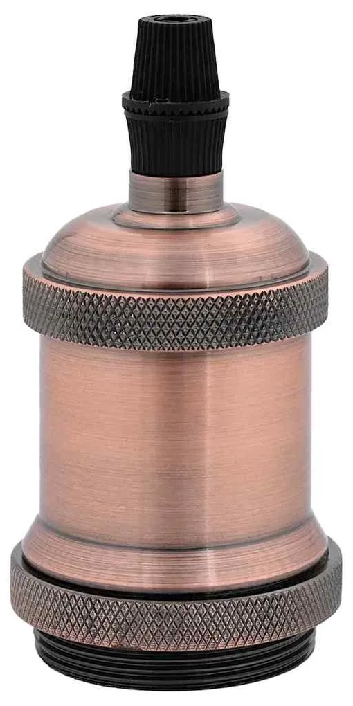Casquilhos de lâmpadas 2 pcs Bronze vermelho E27