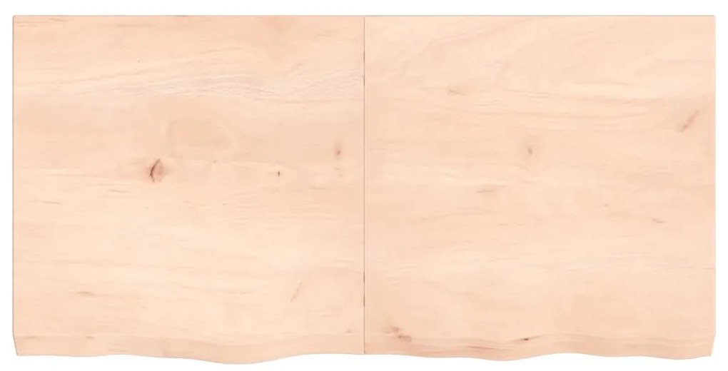 Prateleira de parede 120x60x(2-6)cm carvalho maciço não tratado