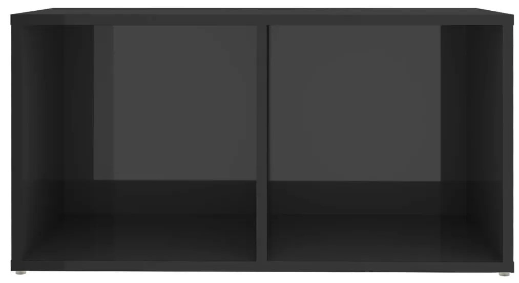 6 pcs conjunto móveis de TV derivados madeira cinza brilhante