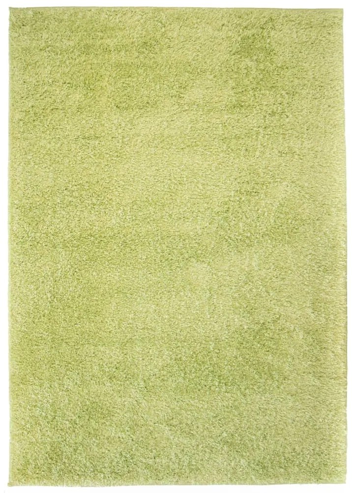 vidaXL Tapete de divisão shaggy 120x170 cm verde
