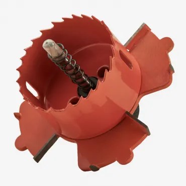 Sierra De Coroa Para Downlight Embutido Sem Moldura Trimless Em Aço Glendive Ø10,5 Cm - Sklum