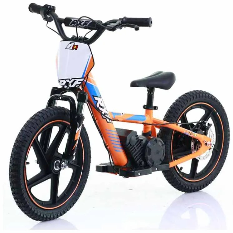 Bicicleta elétrica infantil 250W 16” pro Roan RXF Sedna Laranja