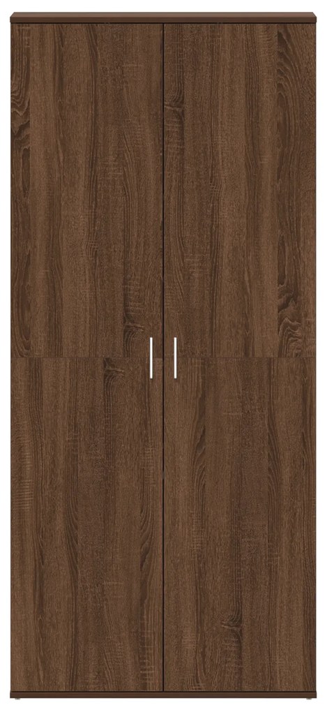 Cabide de Sapatos Carvalho Castanho 80x39x180 cm Madeira Engenharia
