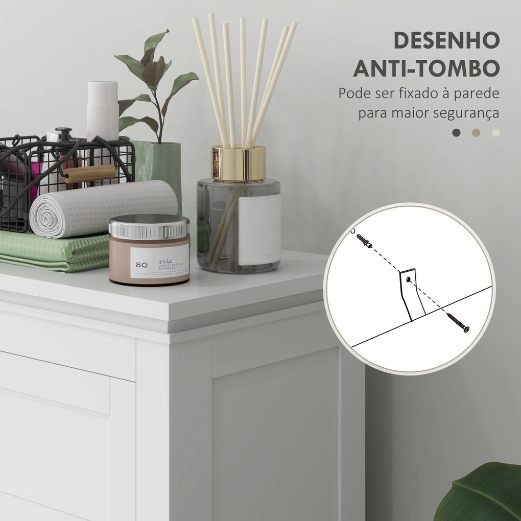 Armário Moderno – Modelo Ålesund – 60x30x102 – Armazenamento Vertical
