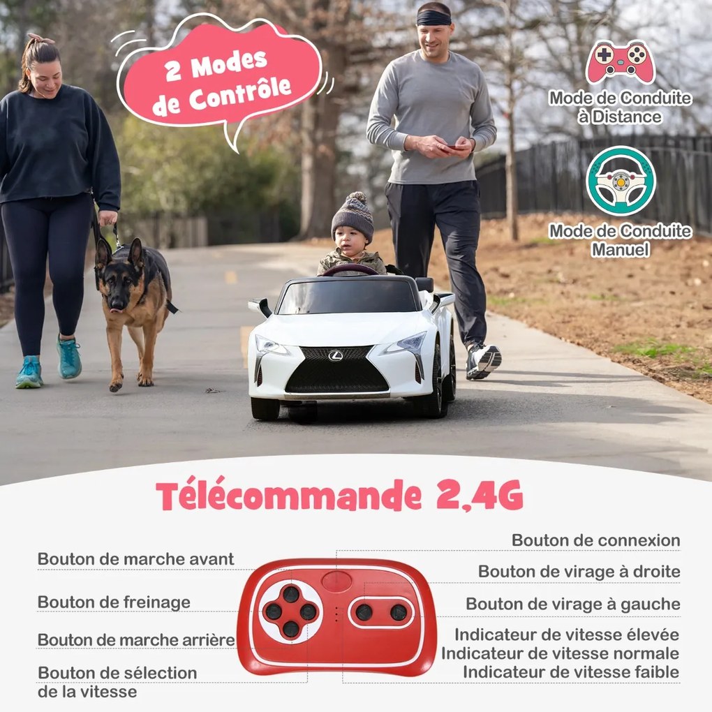 Quadriciclo elétrico a bateria para crianças 4,6 km/h