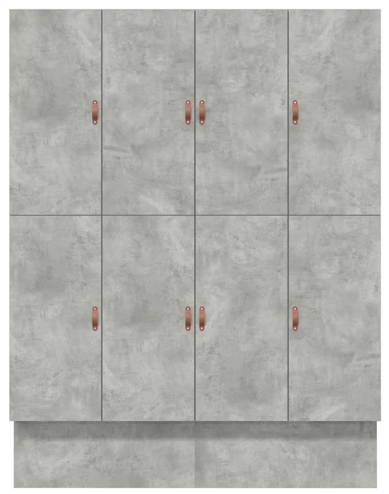 Estrado de Cama Cinzento Concreto 180x200 cm