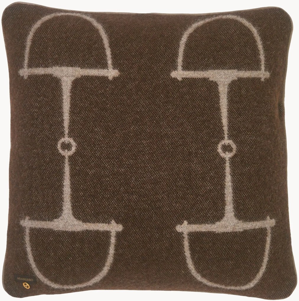 Almofada reversível em lã com padrão jacquard Classic