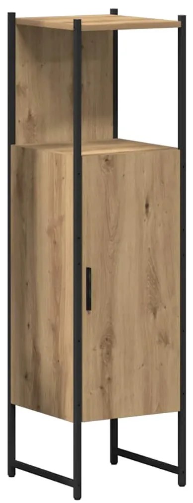 Conjunto de Mobiliário para Banheiro de 4 Peças em Carvalho Artisan e