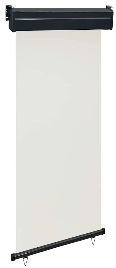 Toldo lateral para varanda 80x250 cm creme