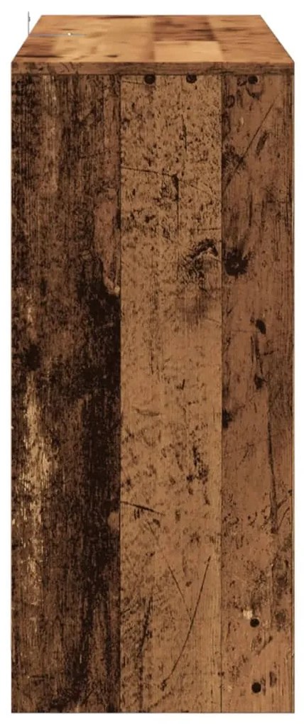 Aparador 102x33x75 cm derivados de madeira madeira velha