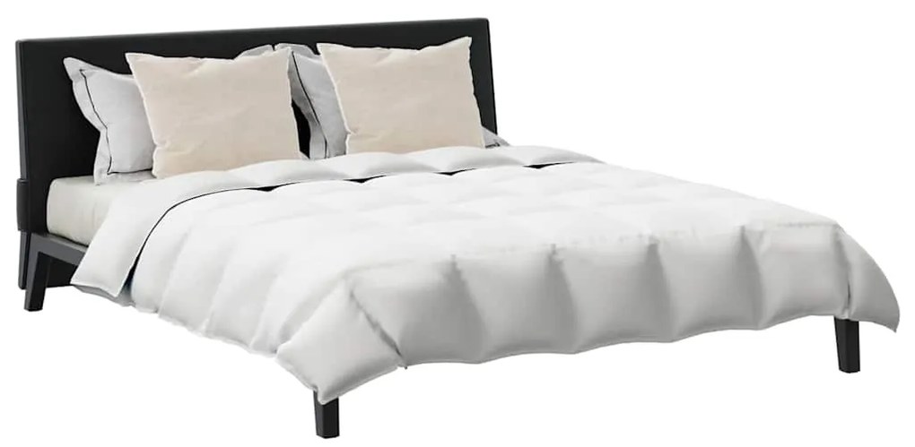 Edredão com travesseiro 3 pcs Branco 200 x 220 cm Penugem