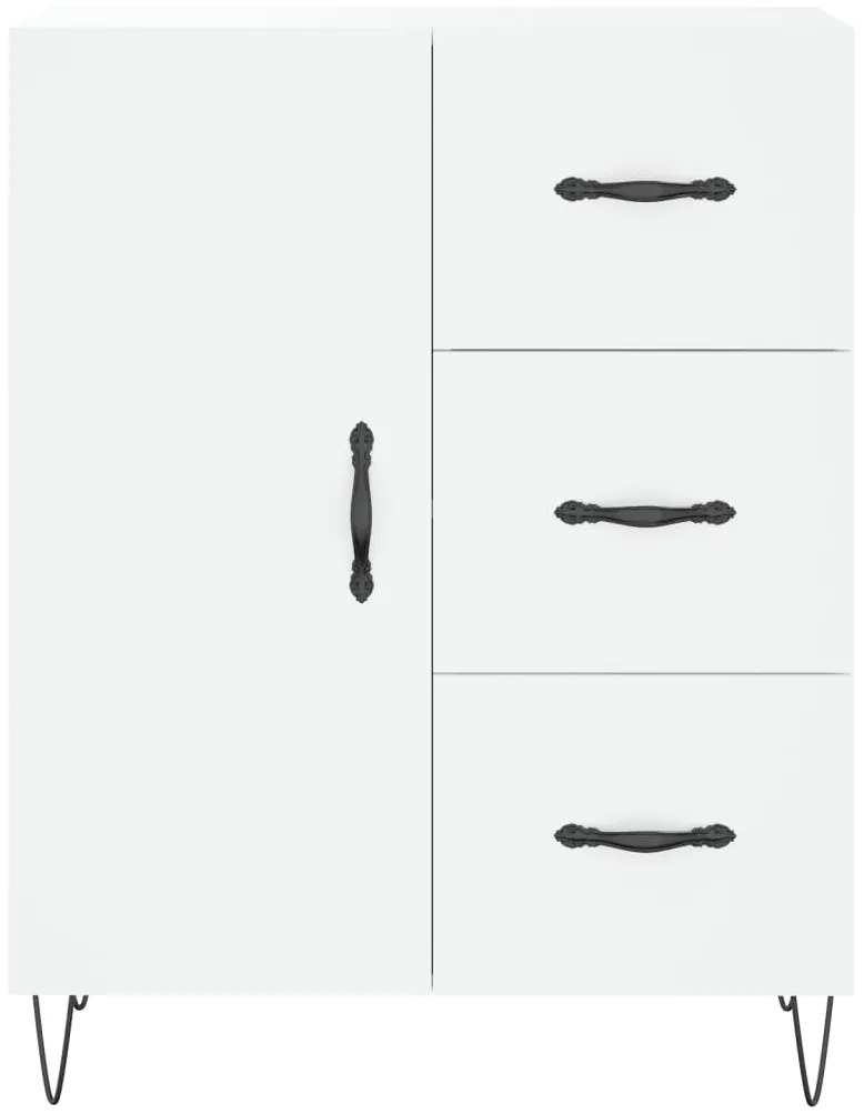 Armário alto 69,5x34x180 cm derivados de madeira branco