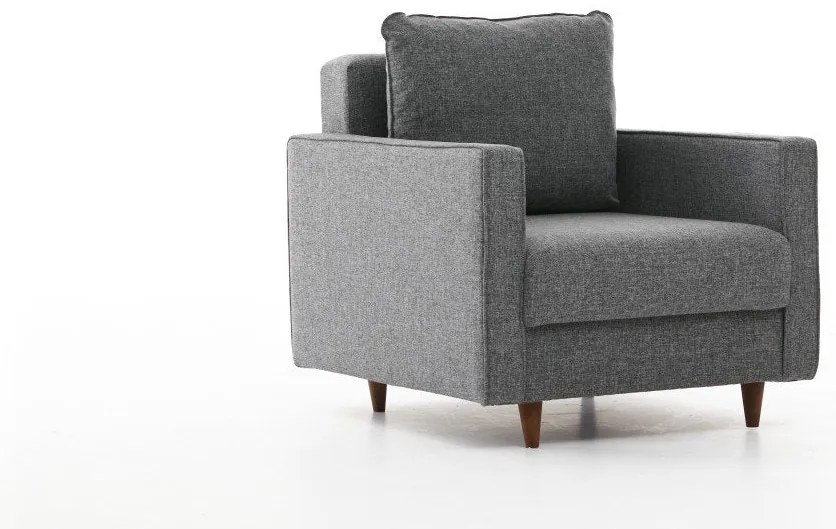 Sofá de 1 Lugar Eva – Cinzento – 85x82x90 cm