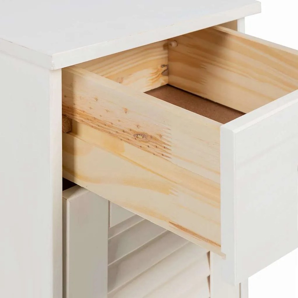 Conjunto de Móveis para Banheiro com gaveta 3 pcs Branco antigo