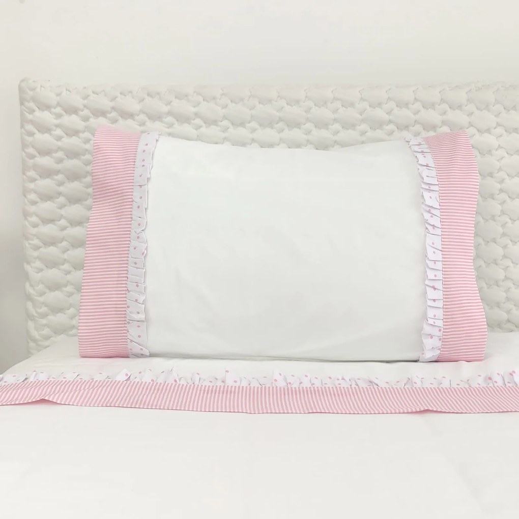 Conjunto de Lençóis Duque Rose C/Folho