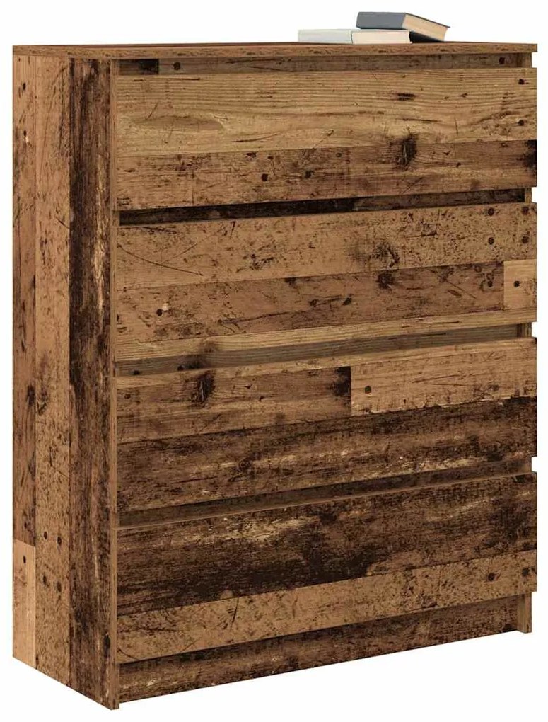 Aparador 80x35x99 cm derivados de madeira madeira velha