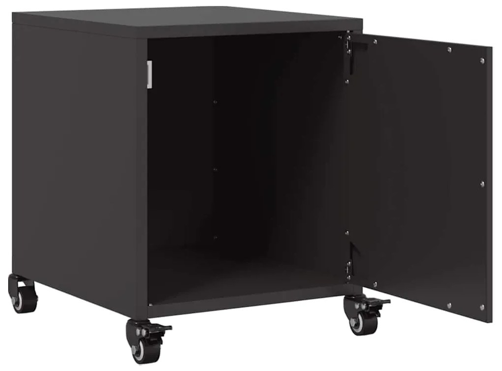 Mesa de cabeceira 36x39x43,5 cm aço preto
