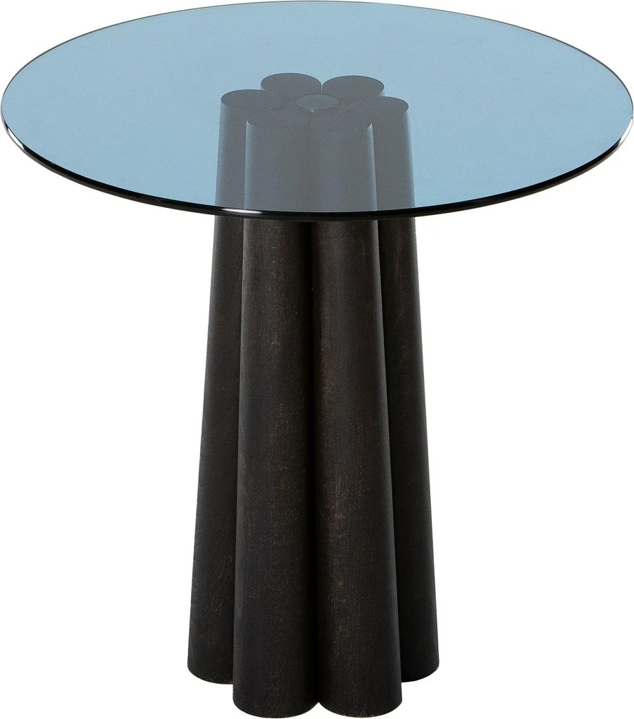 Mesa de Centro Thales – Preto e Azul – 50x50x50 cm