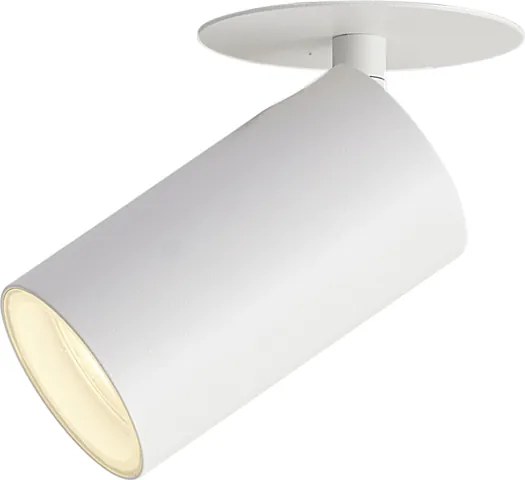 Conjunto de 6 focos embutidos modernos brancos GU10 50mm IP44 - Chels