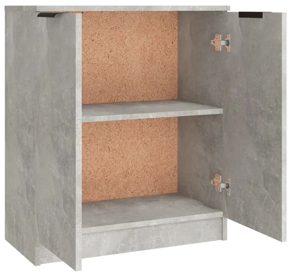 Aparadores 3 pcs derivados de madeira cinzento cimento