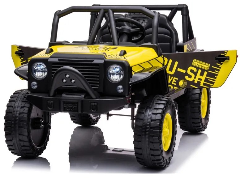 BUGGY RALLY 2 LUGARES CARRO ELÉTRICO INFANTIL 24V AMARELO