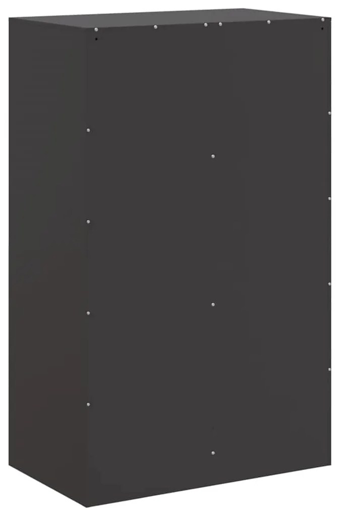 Aparador 67x39x107 cm aço preto