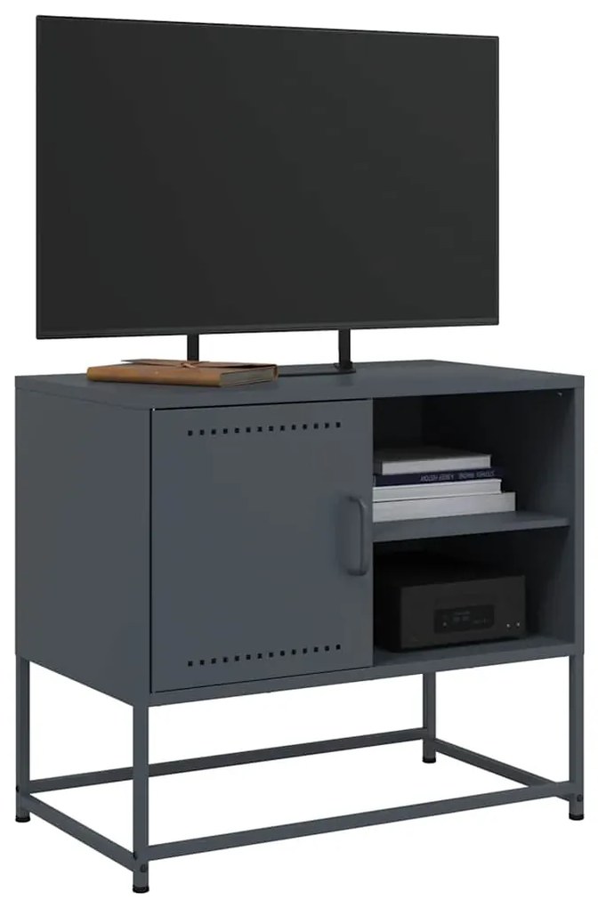 Móvel de TV 68x39x60,5 cm aço antracite