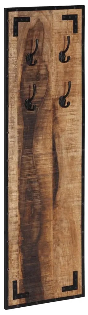Bengaleiro 35x8x110 cm madeira de mangueira maciça áspera