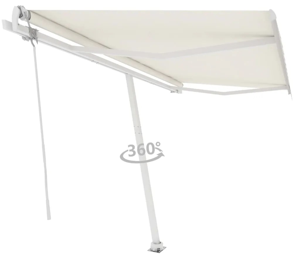 Toldo automático independente 400x350 cm cor creme