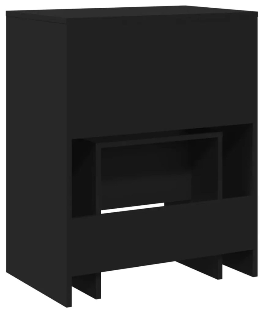 Toucador e banco 60x40x113,5 cm preto