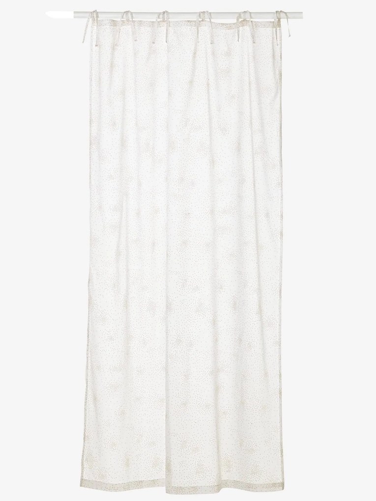 Cortina com lantejoulas, Love pink branco / lantejoulas