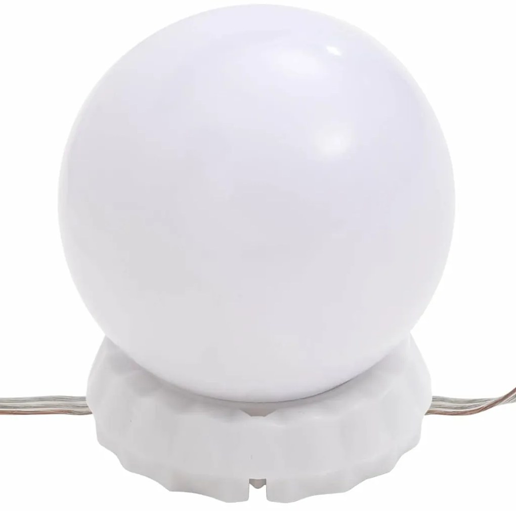 Espelho de parede com luzes LED vidro quadrado