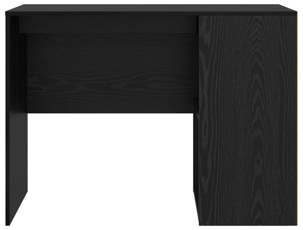 Mesa de Escrita Carvalho Preto Madeira Derivada Compacta