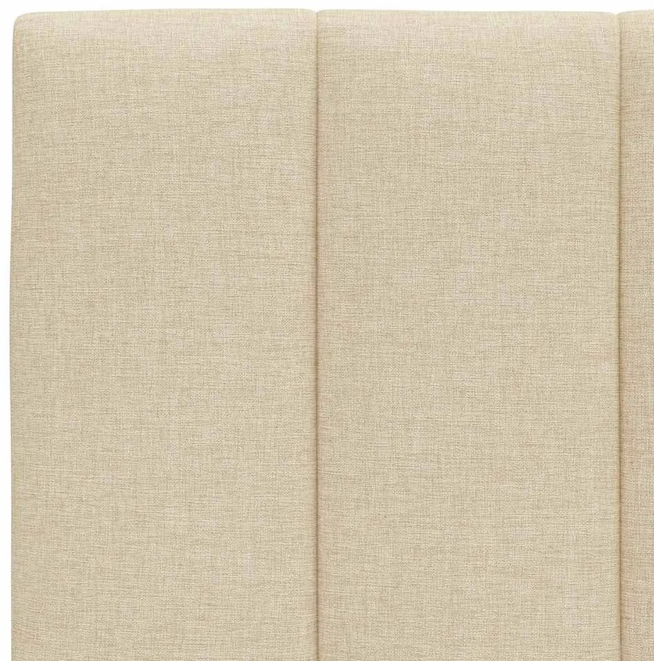 Almofadão de cabeceira 120 cm tecido creme