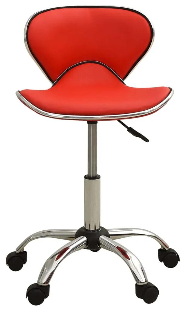 Banco de salão/spa couro artificial vermelho