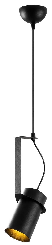 Candeeiro de Teto Spot – Preto – 24 x 24 cm