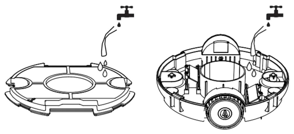 Robô para limpeza de piscina sem cabo 27 W