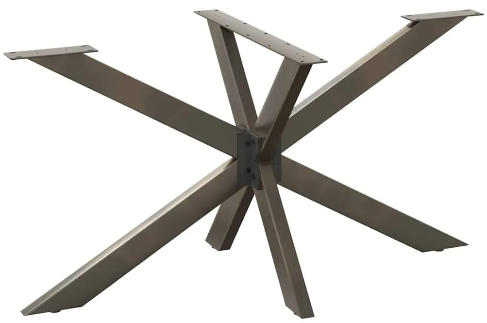Pé de mesa de jantar em formato de aranha, preto, 150x78x(72-73) cm, a