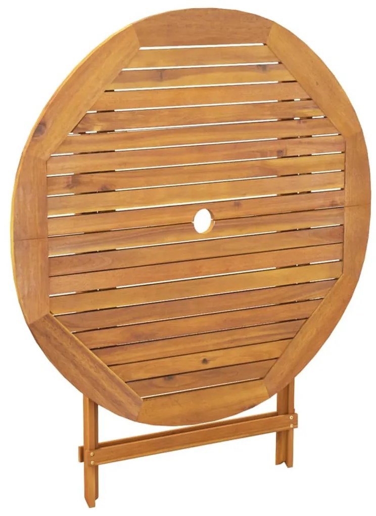 5 pcs conj. jantar p/ jardim polipropileno/madeira maciça preto