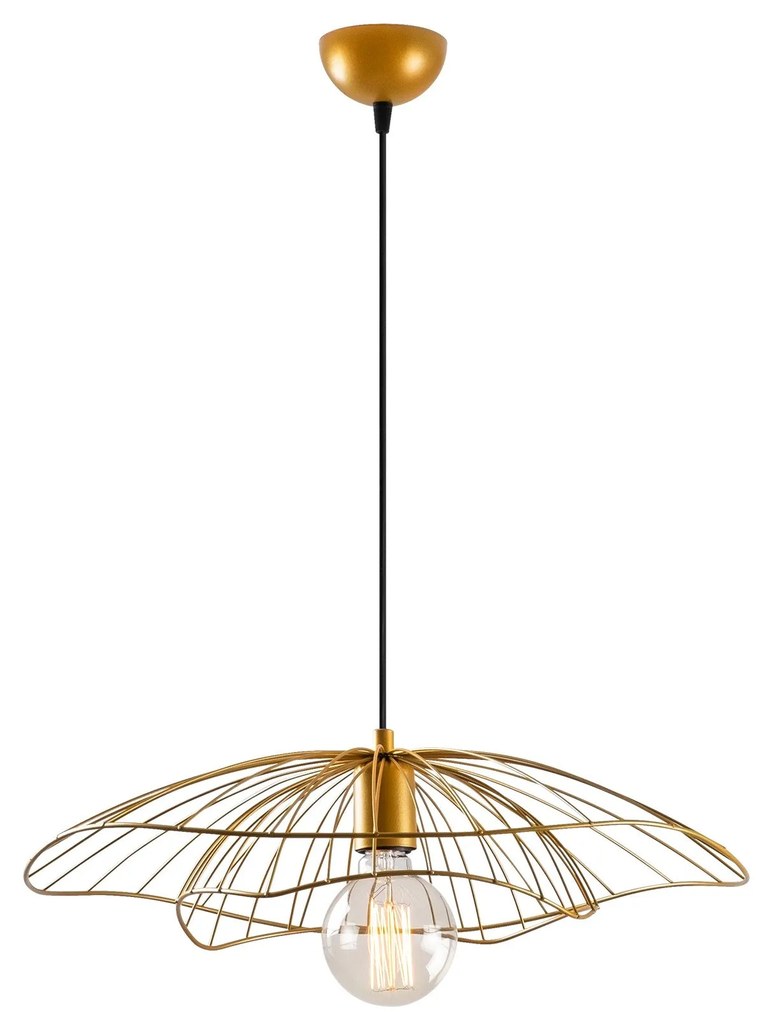 Candeeiro Tel – Dourado – 50 cm x 111 cm