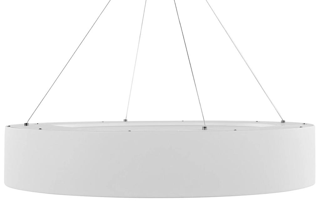 Candeeiro de teto LED em metal branco LENYA Beliani