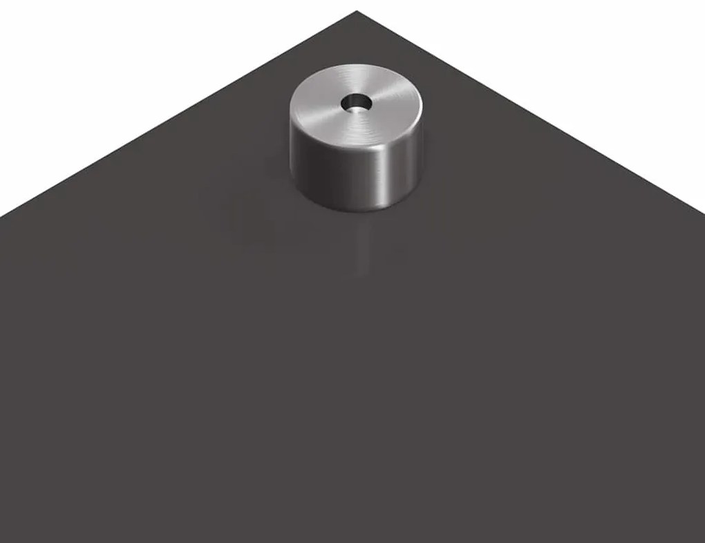 Bancada de Cozinha vidaXL Cinzento Escuro 80x40x0,6 cm em Vidro Temper