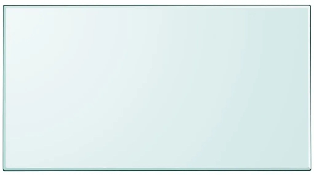 vidaXL Tampo de mesa em vidro temperado, retangular, 1200x650 mm