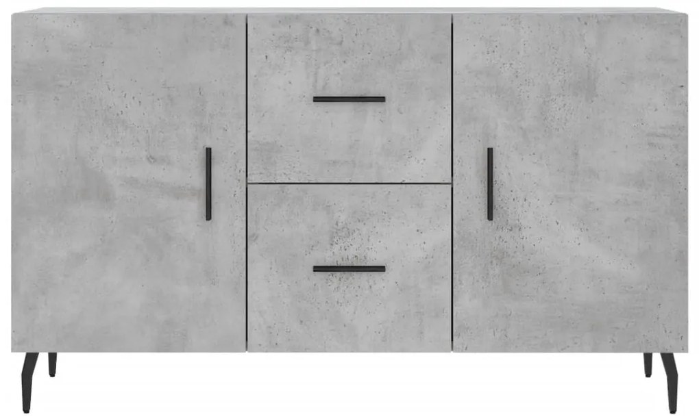Aparador 100x36x60 cm derivados de madeira cinzento cimento