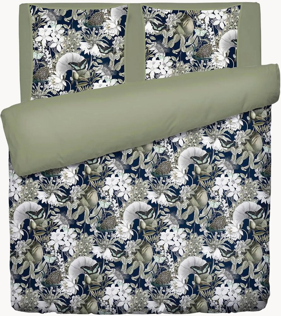 Conjunto de roupa de cama em cetim de algodão Jardin Orné, vários tamanhos