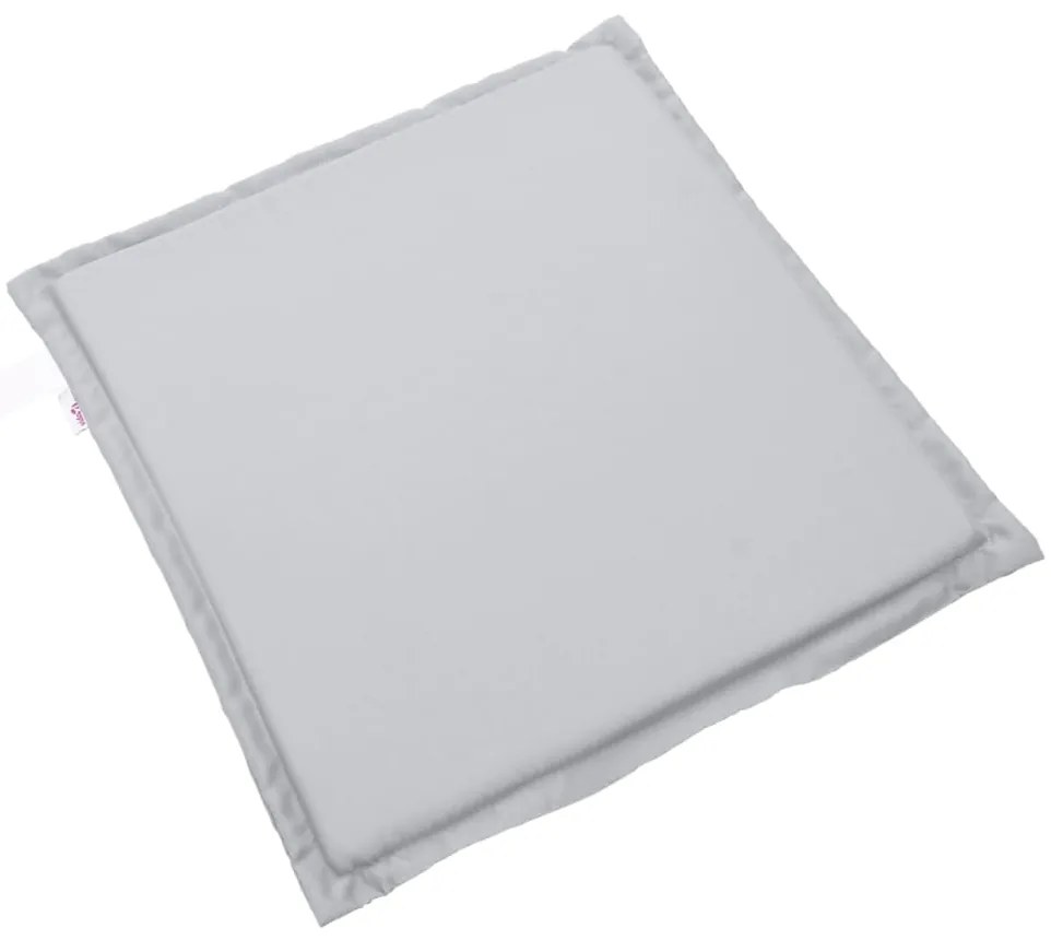 Almofadas de assento de jardim 6 pcs 45x45x2 cm cinzento-claro